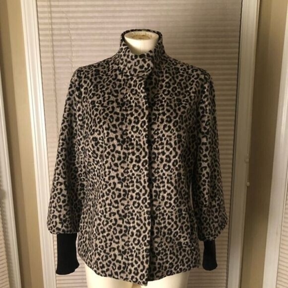 Chico’s Animal Print Jacket - Picture 1 of 7